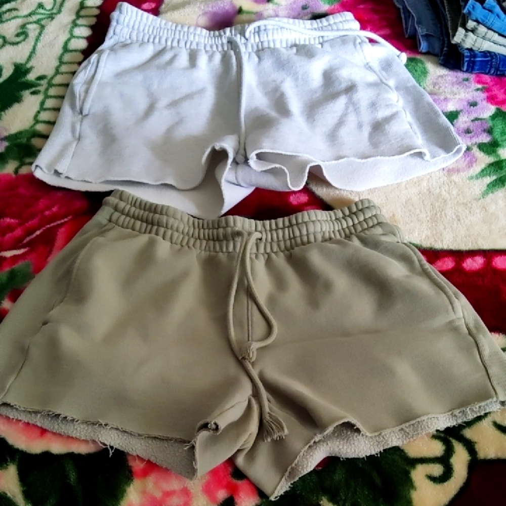 2pr TNA COZYAF FLEECE SHORTS